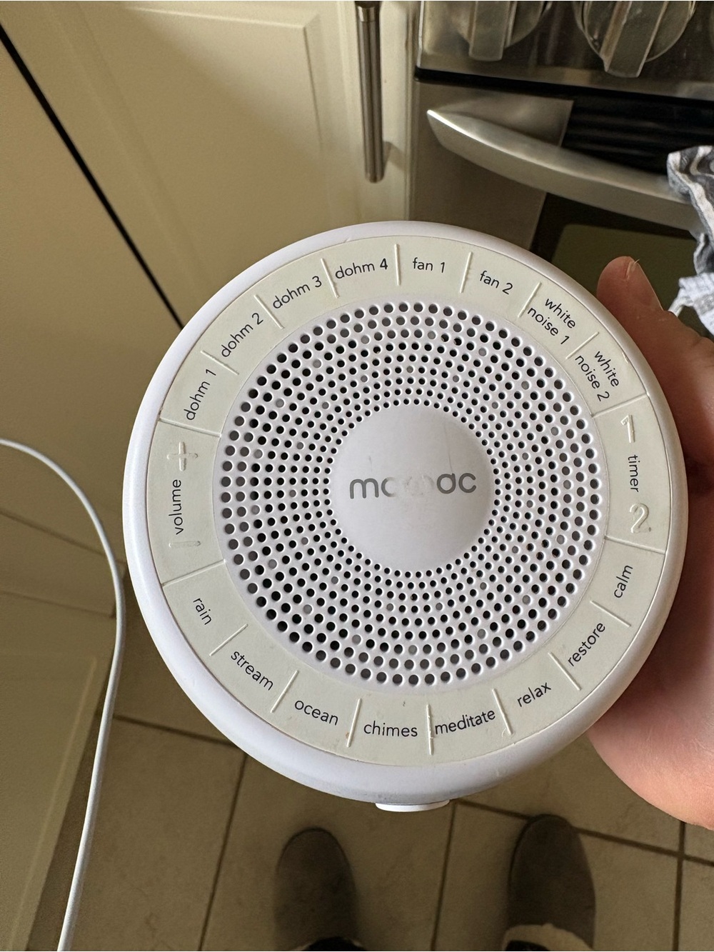Whish MARPAC yogasleep White Noise Sound Machine - White